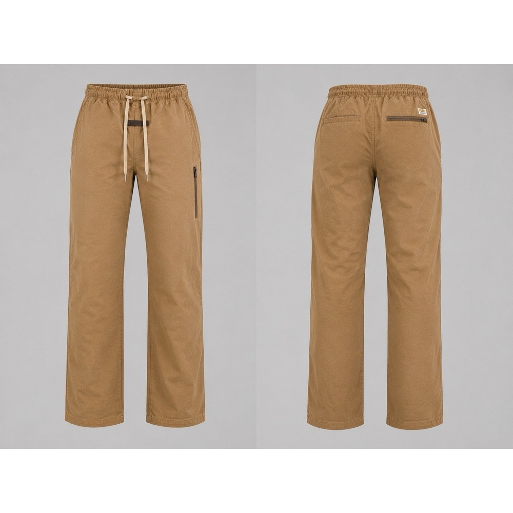 Fear of God Essentials FIELD PANTS MENS SMALL COTTON POLY  Brown  Drawstring